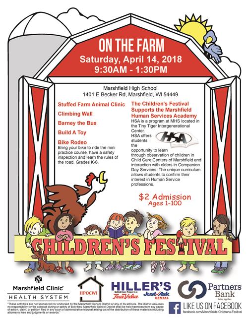 childrens festival flyer 